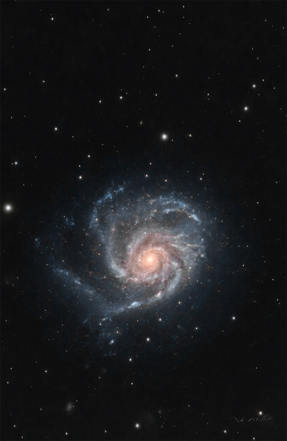 M101 ist eine Spiralgalaxie